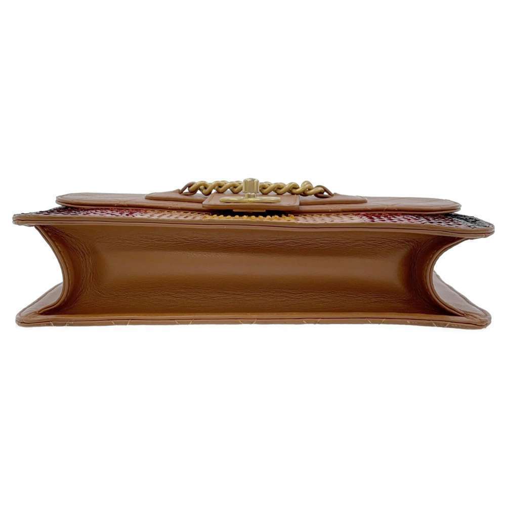 Chanel Python Shoulder Bag Black - image 4